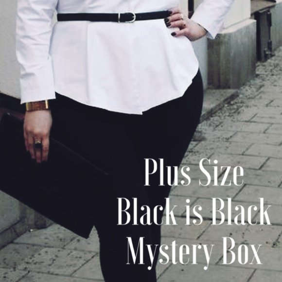 Torrid Tops - BLACK IS MINIMALIST CHIC MYSTERY BOX (10 ITEMS)